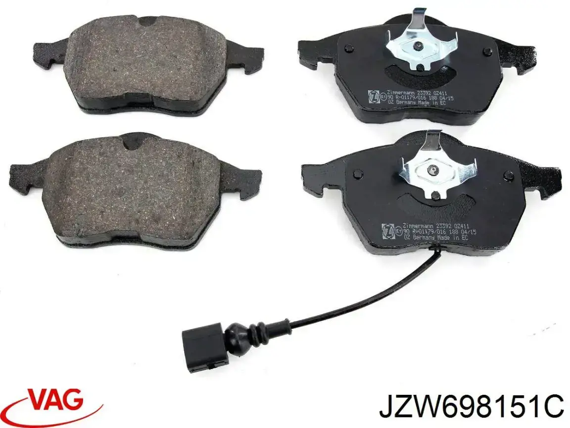 Колодки VAG JZW698151C цена, от 33.02 USD