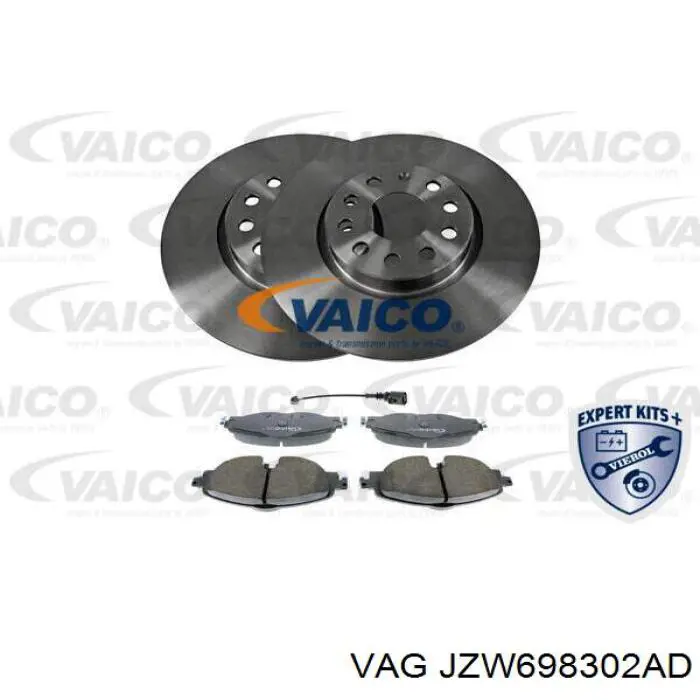 Купить JZW698302AD VAG Ротор тормозной