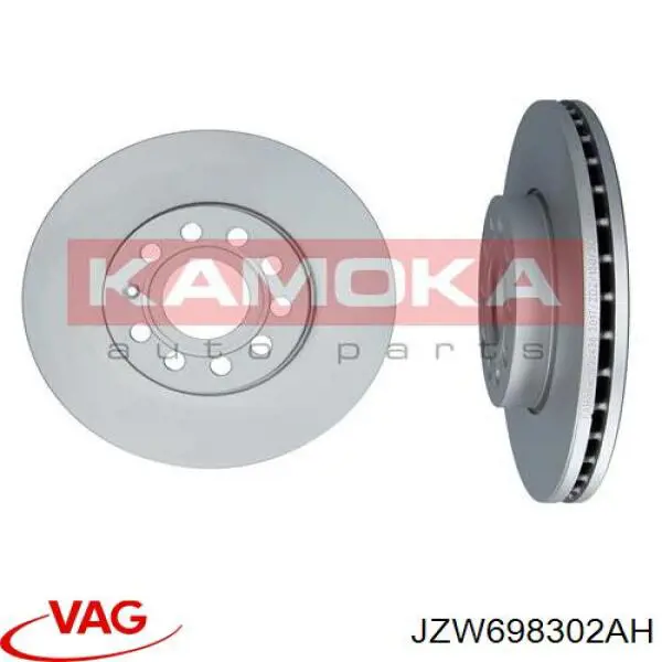 JZW698302AH VAG Диск тормозной передний