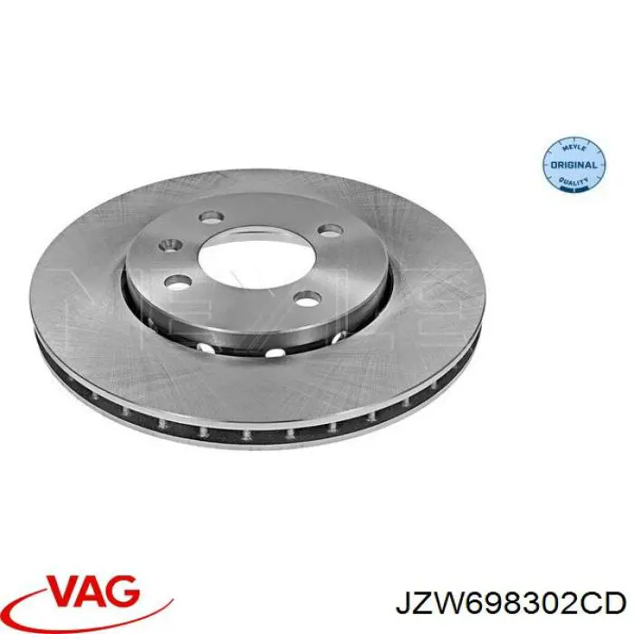 Купить JZW698302CD VAG Ротор тормозной