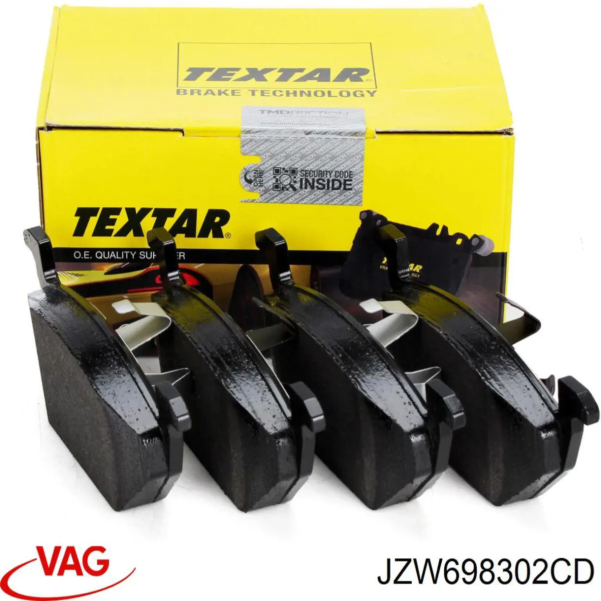 Передние тормозные диски JZW698302CD VAG