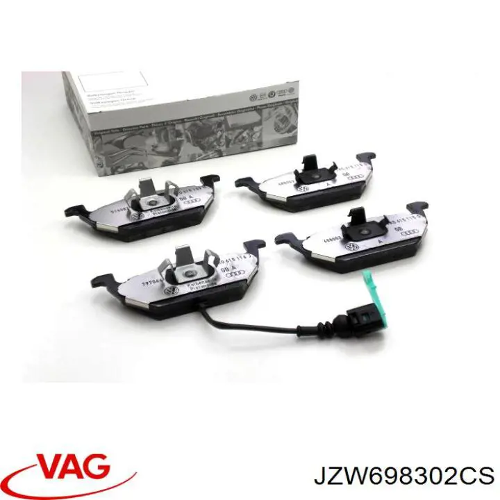 Купить JZW698302CS VAG Ремкомплект тормозов передних