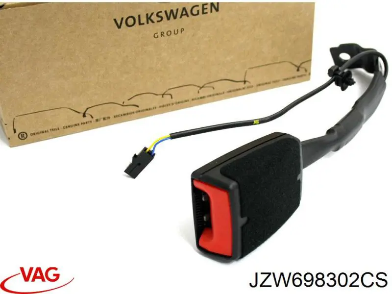 Ремкомплект тормозов передних JZW698302CS VAG