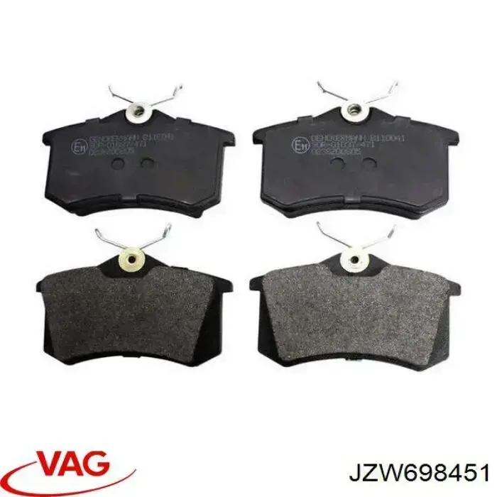Задние дисковые колодки VAG JZW698451