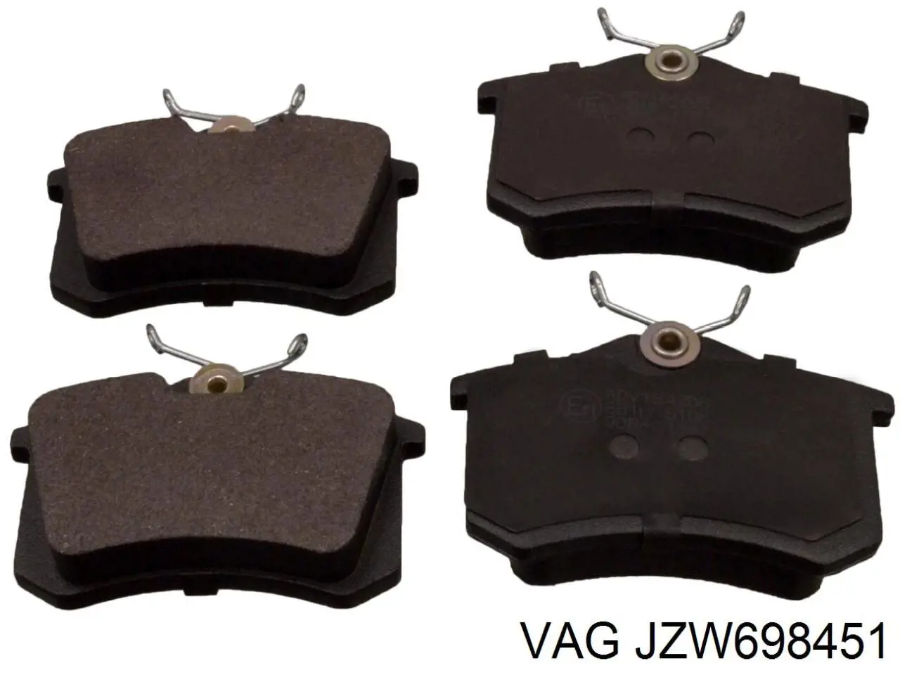 Колодки дисковые  VAG JZW698451 цена, от 20.13 USD