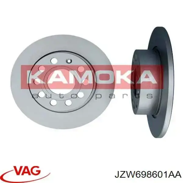 Купить JZW698601AA VAG Диск тормозной задний