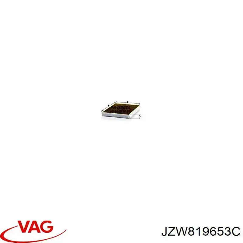 Купить JZW819653C VAG Фильтр салона угольный