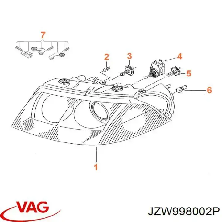  VAG JZW998002P