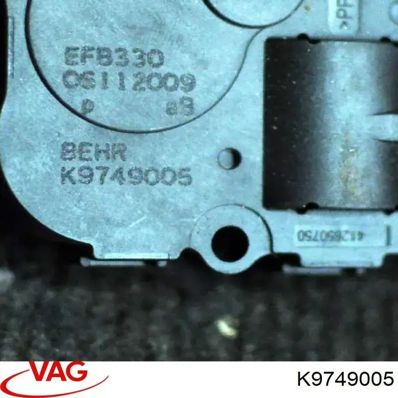 Привод заслонки печки K9749005 VAG