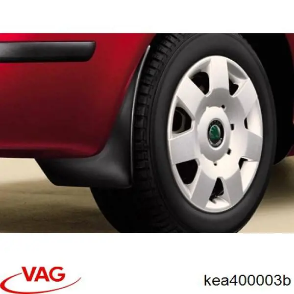 Комплект передних брызговиков на Skoda Fabia I 6Y5