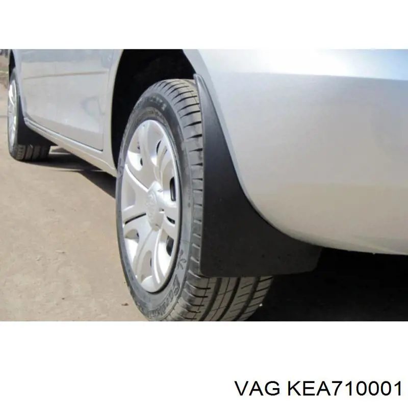 Брызговики задние, комплект VAG KEA710001