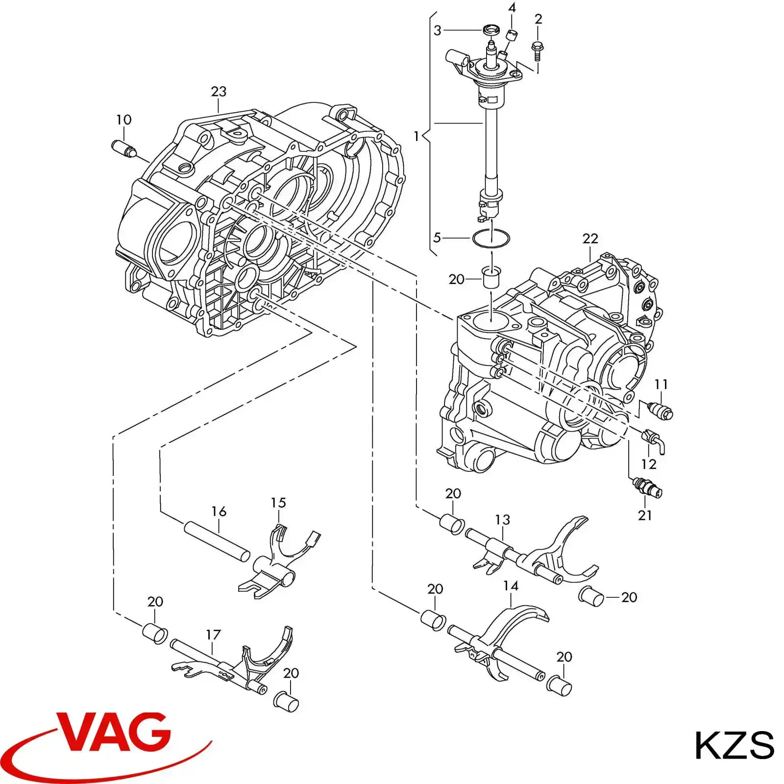 Купить JLW VAG МКПП в сборе