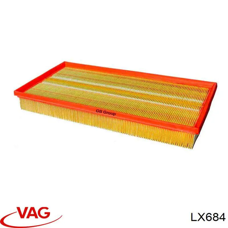 LX684 VAG воздушный фильтр