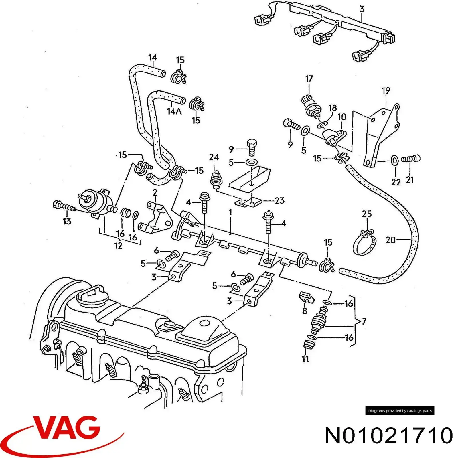  VAG N91069601 цена, от 0.63 USD