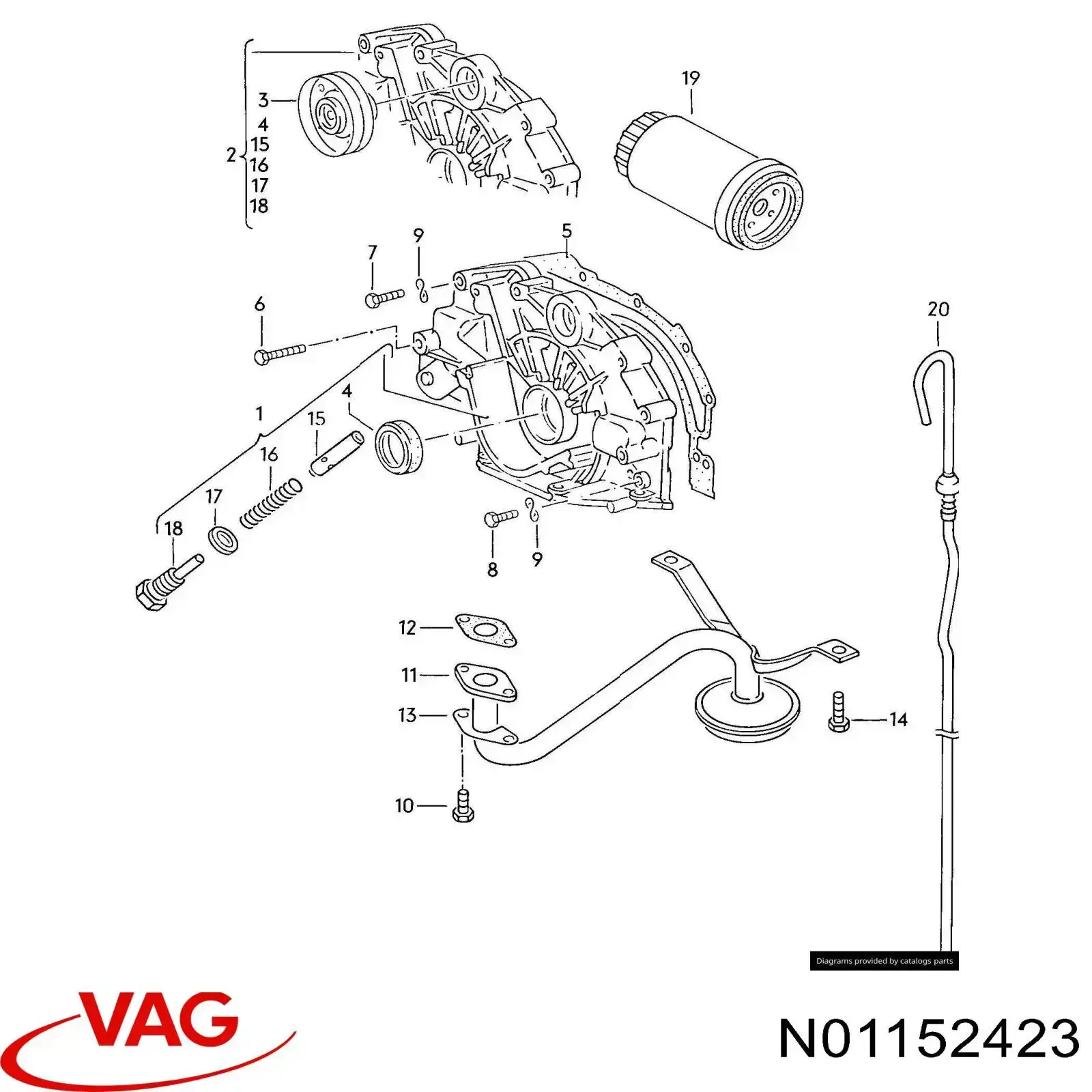 Купить N01152426 VAG 