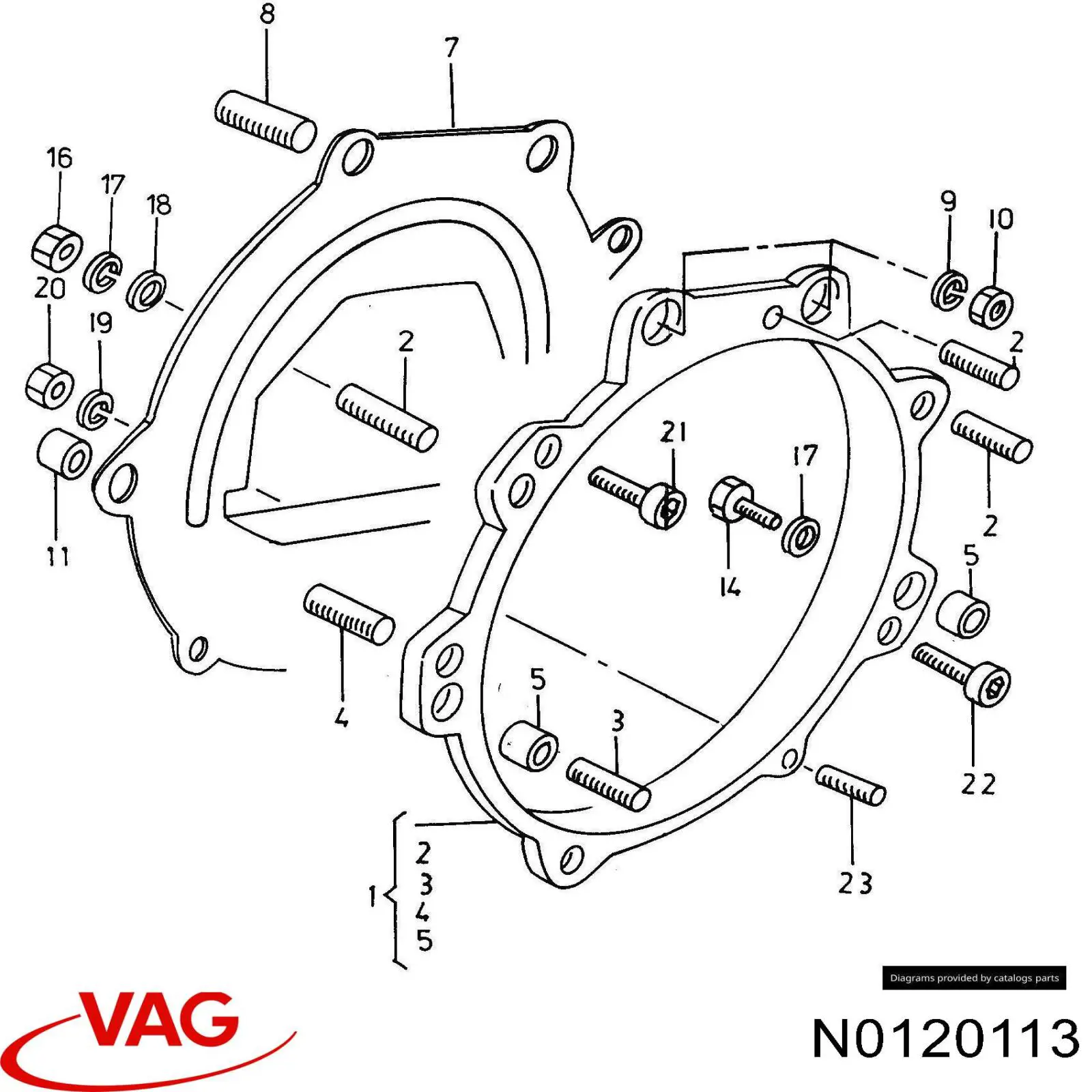  VAG N0120113 цена, от 1.43 USD