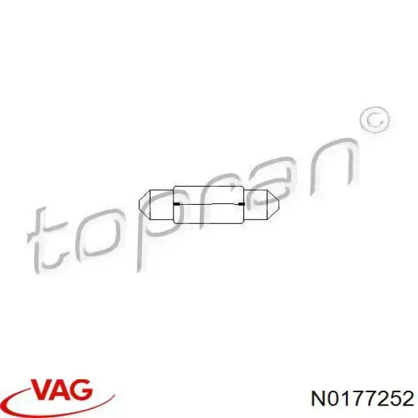 Лампа автомобильная VAG N0177252