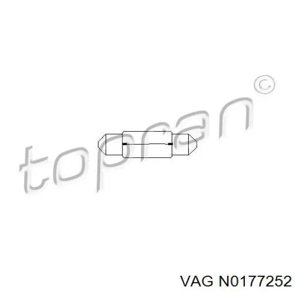 N0177252 VAG Лампа