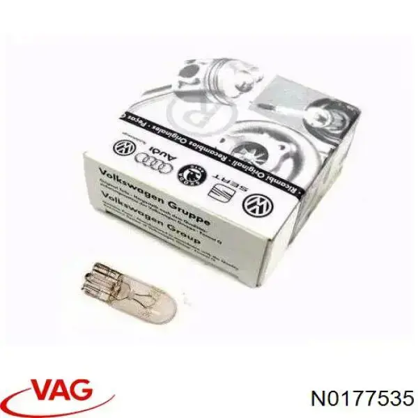 Купить N0177535 VAG Лампочка освещения салона