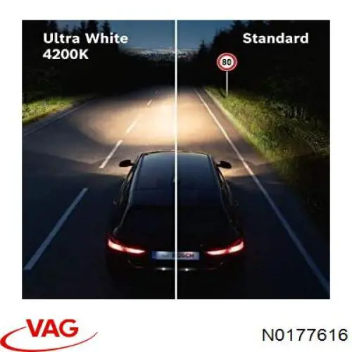 Лампочка ближнего света VAG N0177616 цена, от 2.17 USD