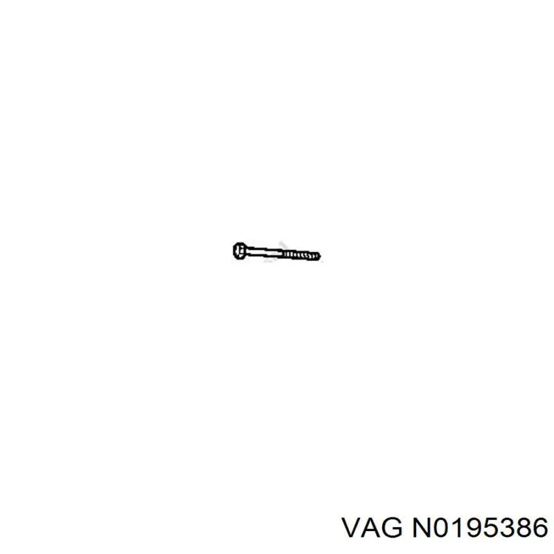  VAG N0195386 цена, от 2.52 USD