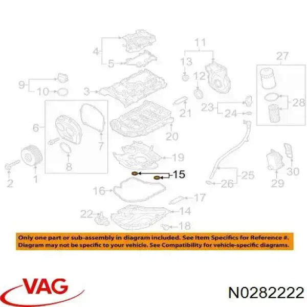 Купить N0282222 Porsche Сальник масляного насоса двигателя