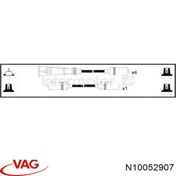 Высоковольтные провода N10052907 VAG