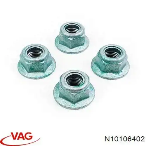 N10106402 VAG Гайка заднего развального рычага