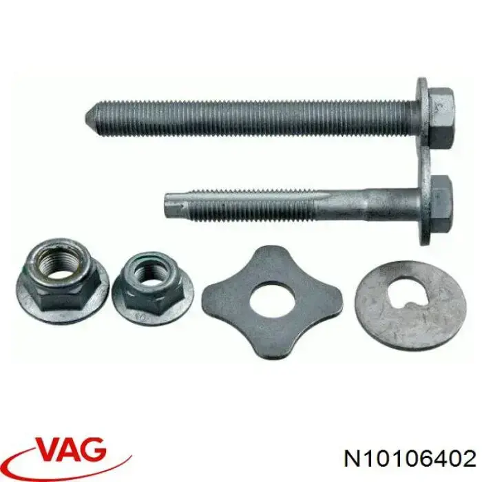 Купить N10106402 VAG Гайка заднего развального рычага