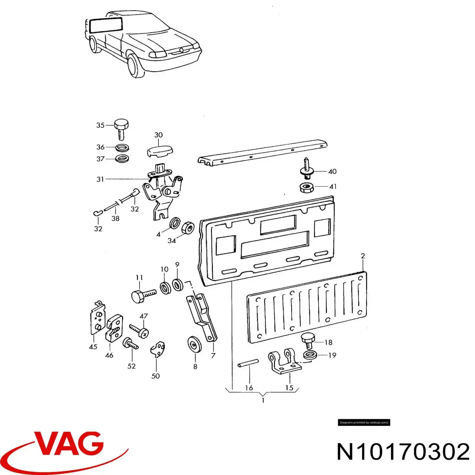  VAG N0141387 цена, от 0.82 USD