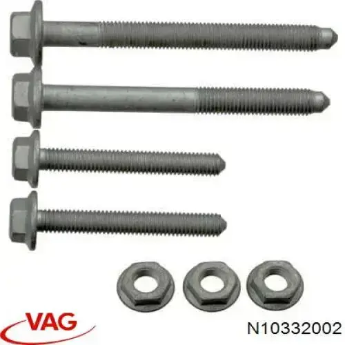 Гайка болта крепления переднего рычага, нижнего N10332002 VAG