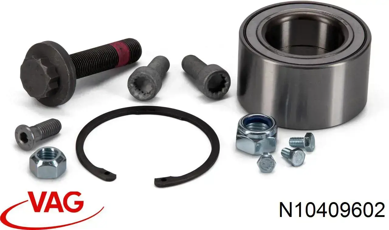 Болт крепления передней шаровой опоры к цапфе VAG N10409602 цена, от 3.97 USD