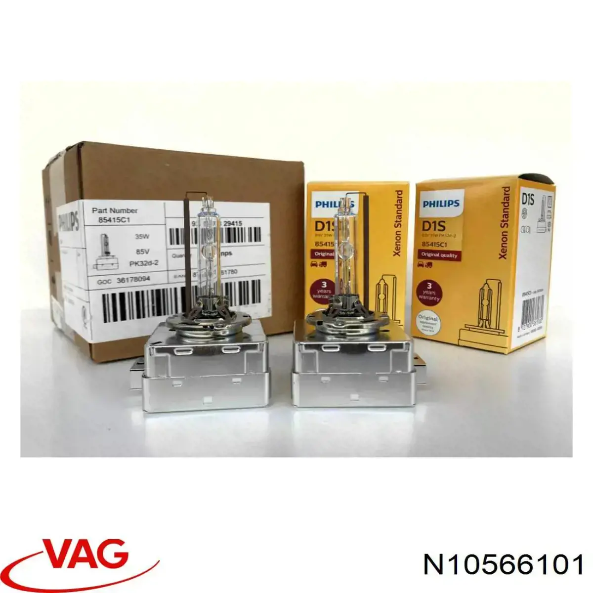 Лампочка ксеноновая N10566101 VAG