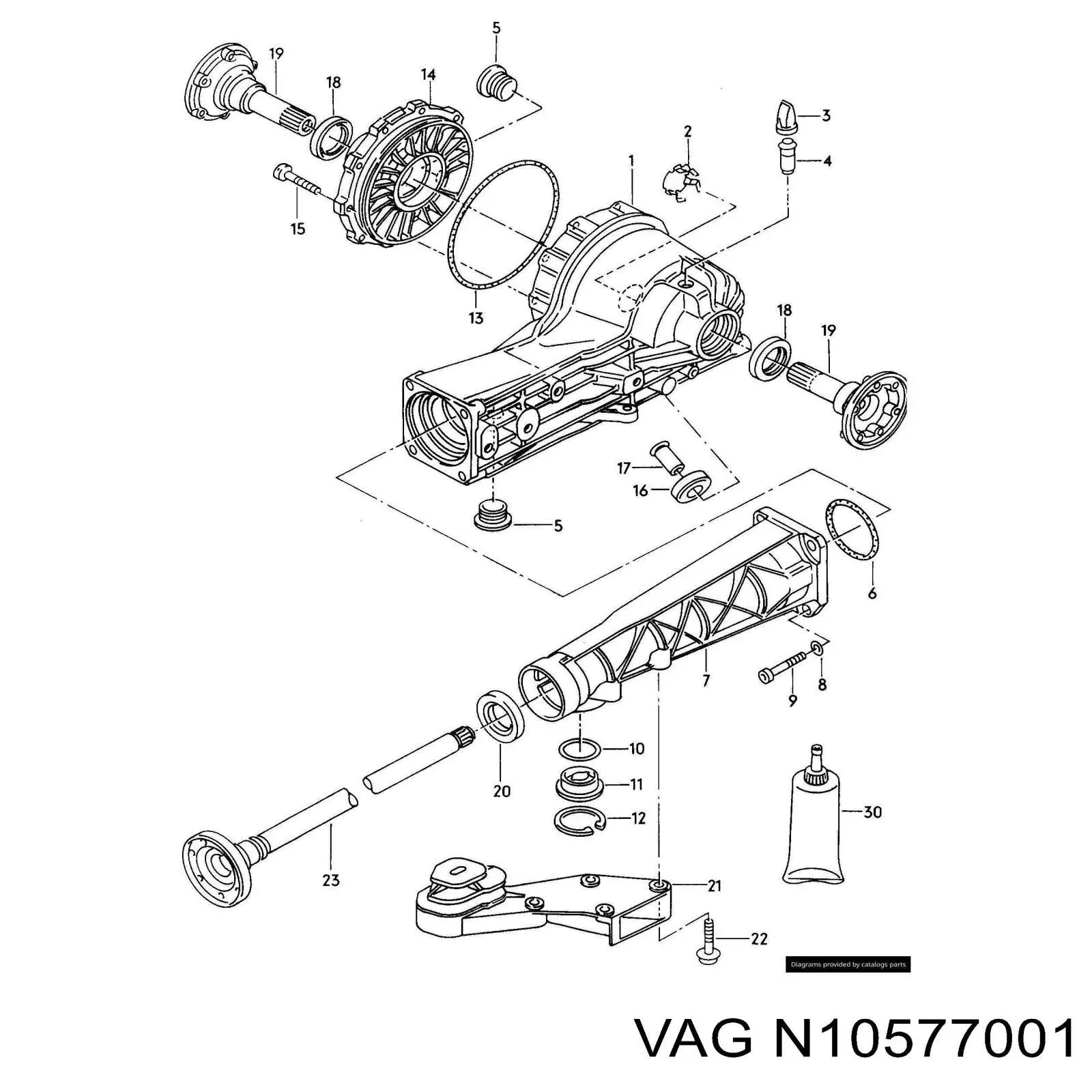  VAG N10577001 цена, от 1.54 USD