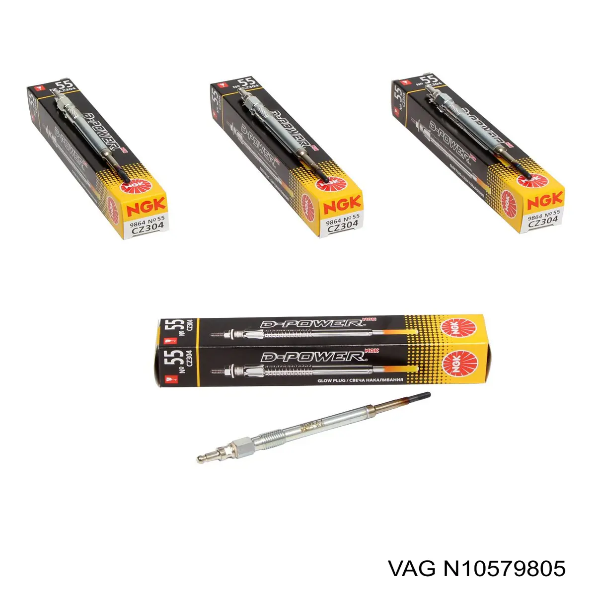 N10579805 VAG Свечи накаливания