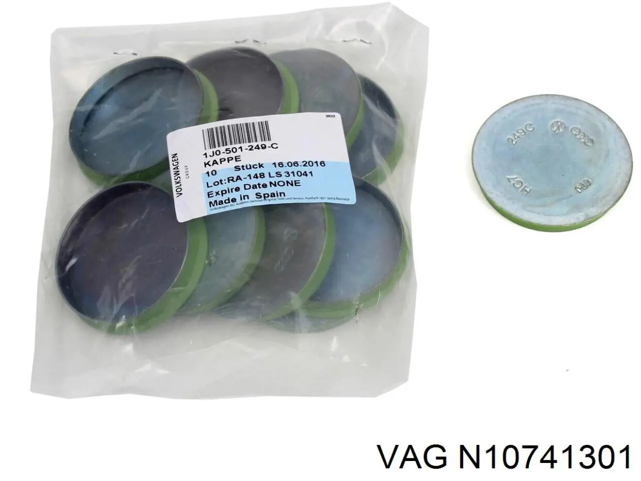 Комплект подшипника ступицы колеса VAG N10741301 цена, от 3.38 USD