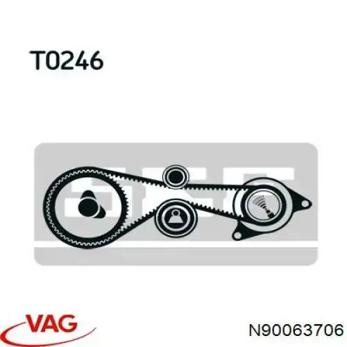Купить N90063703 VAG Комплект ГРМ