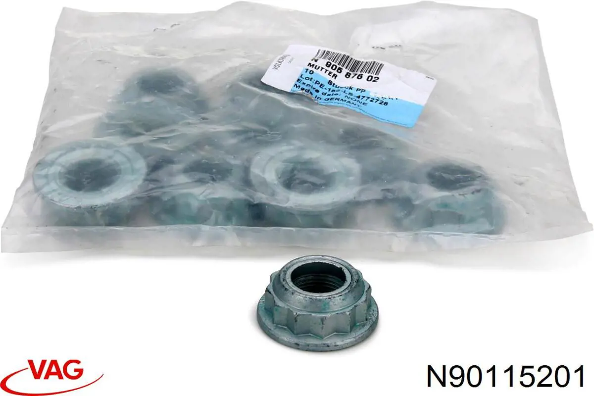 Кольцо стопорное подшипника передней ступицы VAG N90115201 цена, от 39.47 USD
