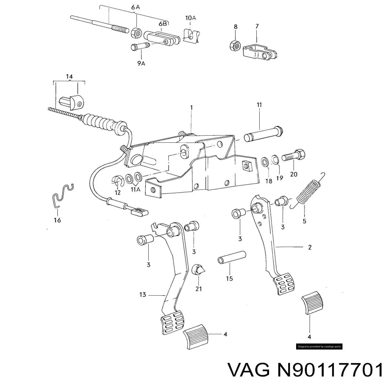  VAG N90117701 цена, от 0.22 USD