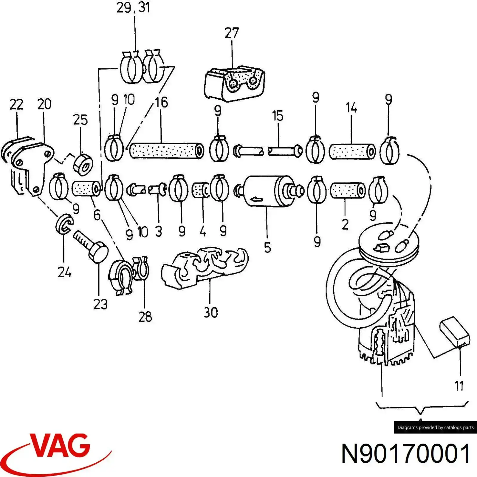  N90170001 VAG