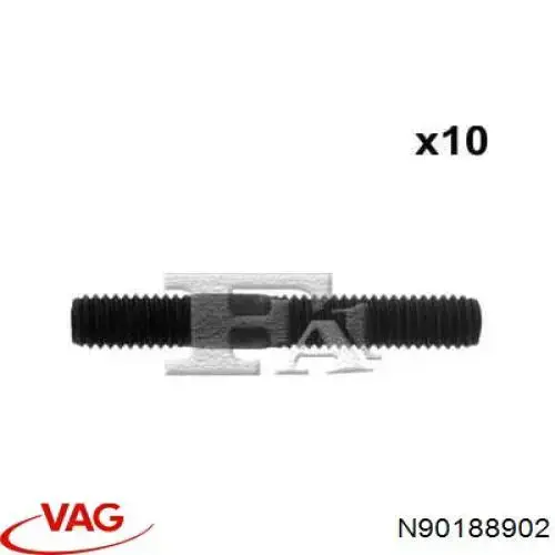 Шпилька выпускного коллектора VAG N90188902