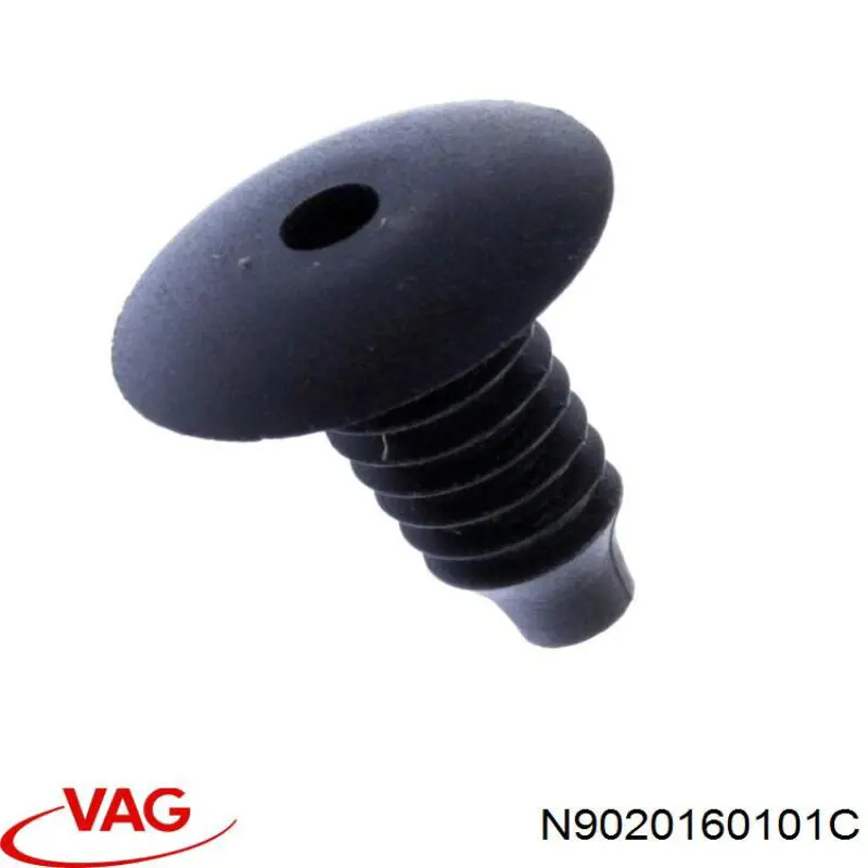 Пистон (клип) крепления брызговика VAG N9020160101C цена, от 0.16 USD