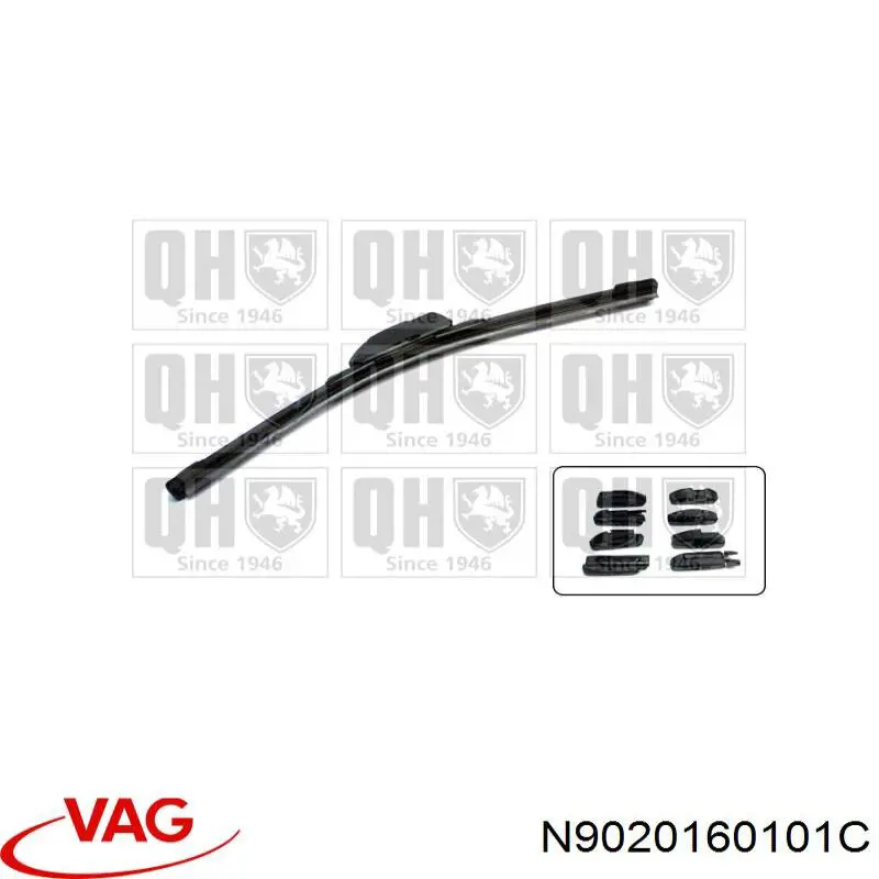 Купить N9020160101C VAG Клипса крепления брызговика