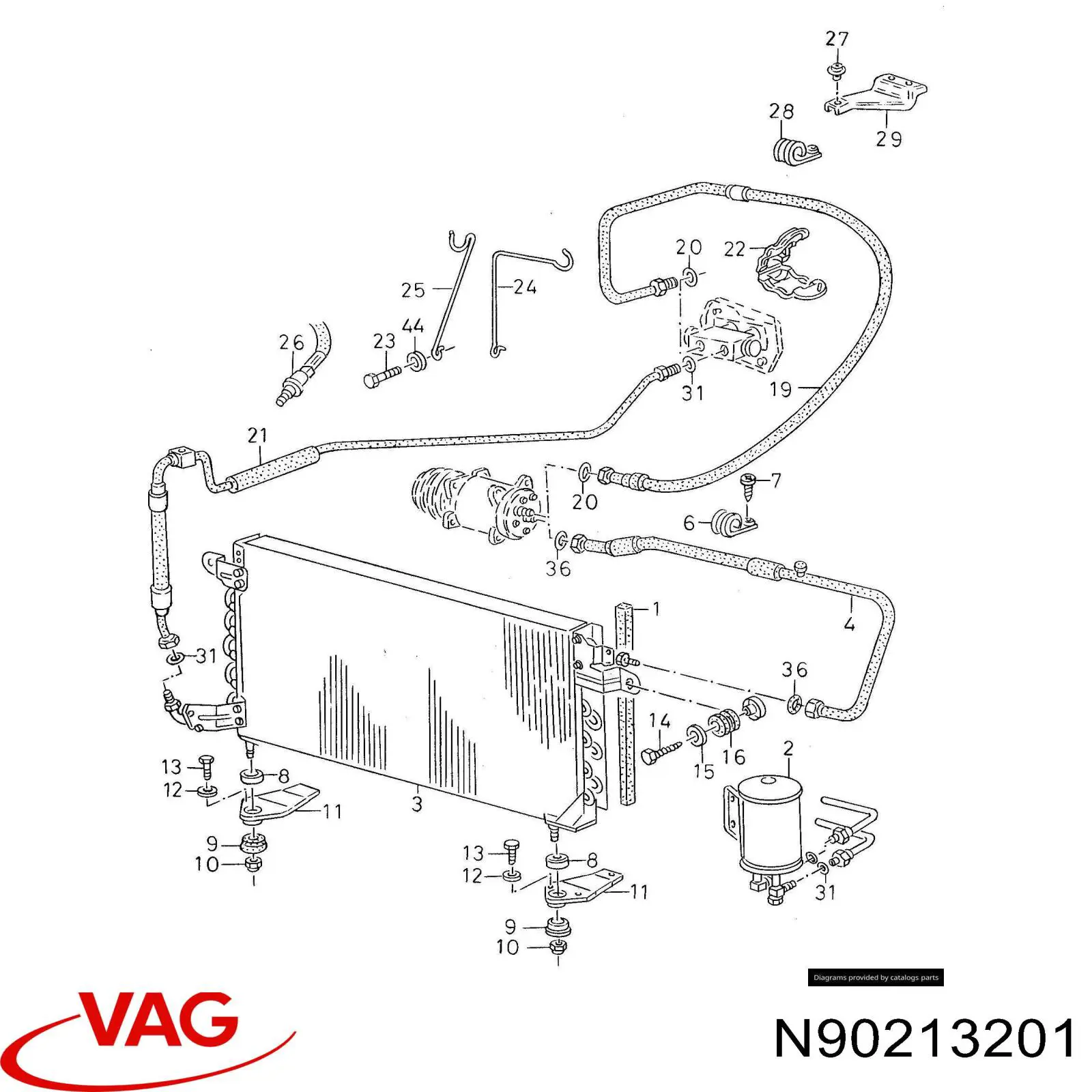  VAG N90213201 цена, от 6.64 USD