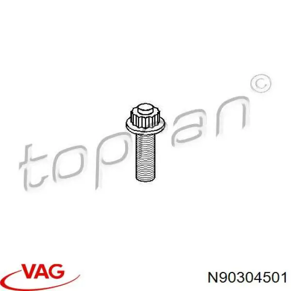 Купить N90304501 VAG Болт шкива коленвала