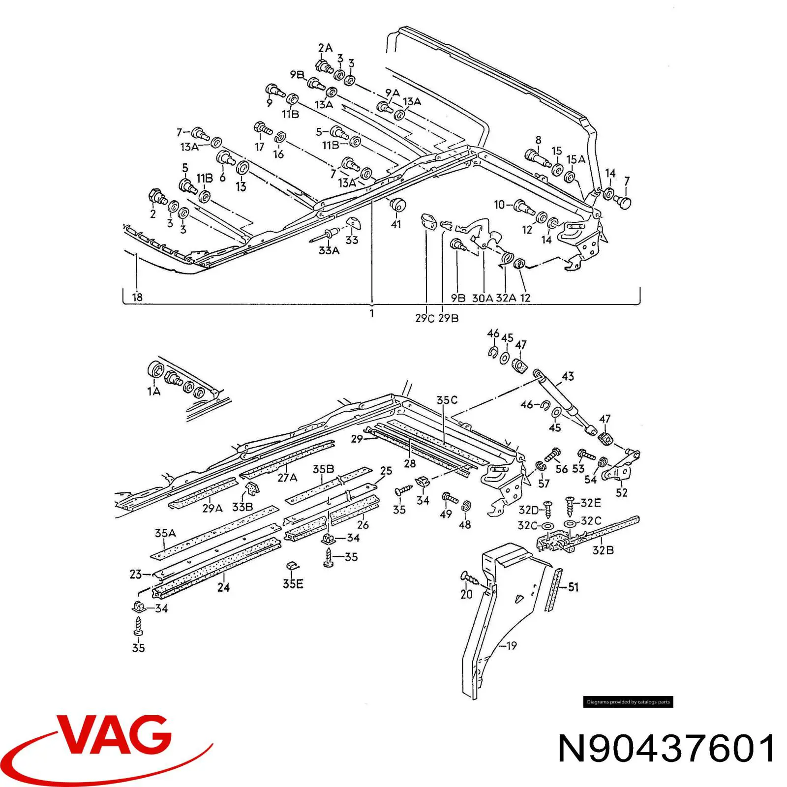  VAG N90437601 цена, от 3.12 USD