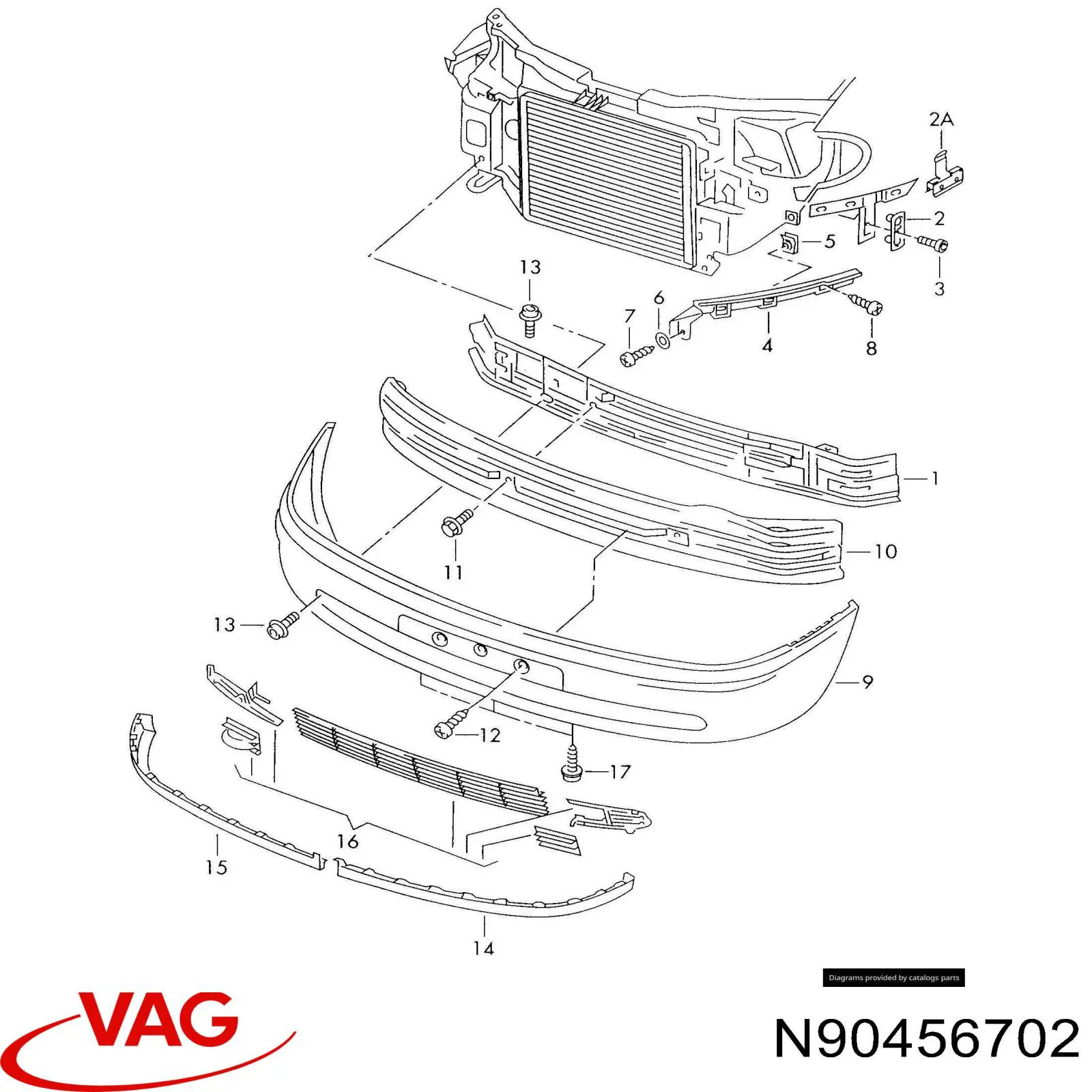  VAG N90456702 цена, от 6.63 USD