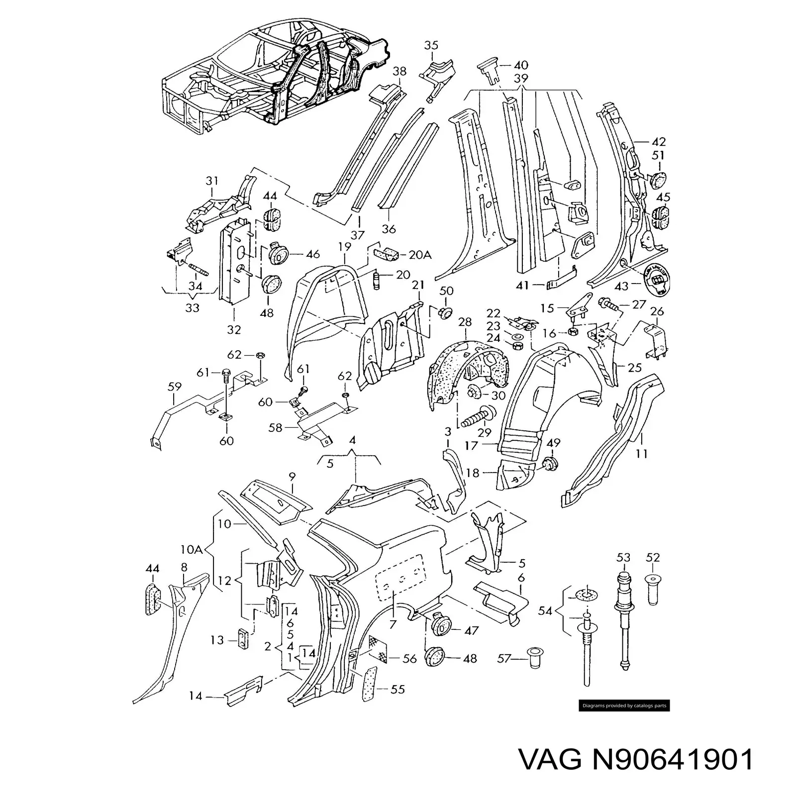  VAG N90641901 цена, от 4.45 USD