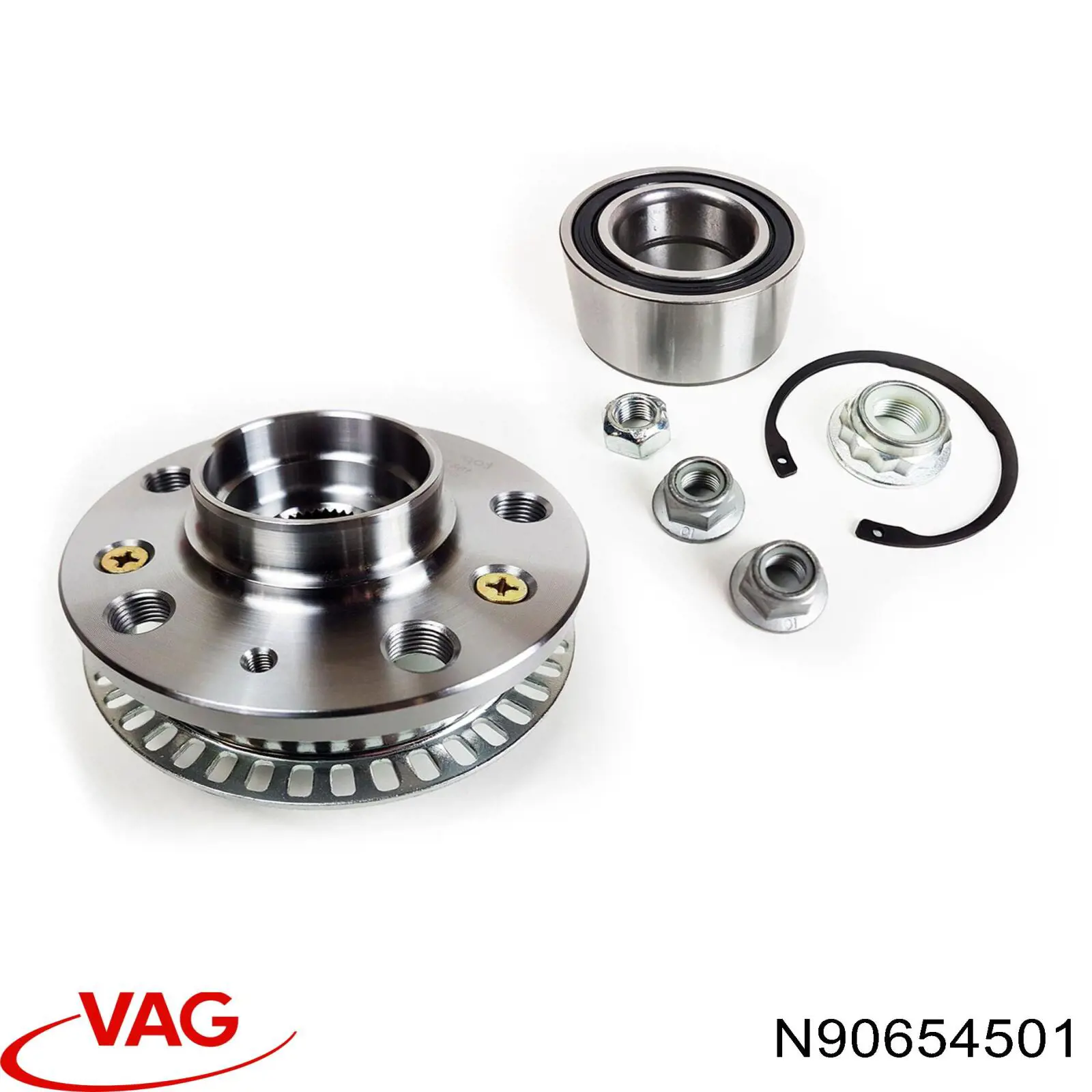 N90654501 VAG гайка ступицы задней