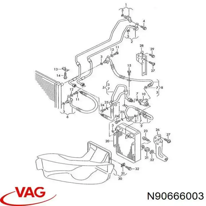 Уплотнительное компрессионное кольцо, нагнетательного шланга Elring 658030
